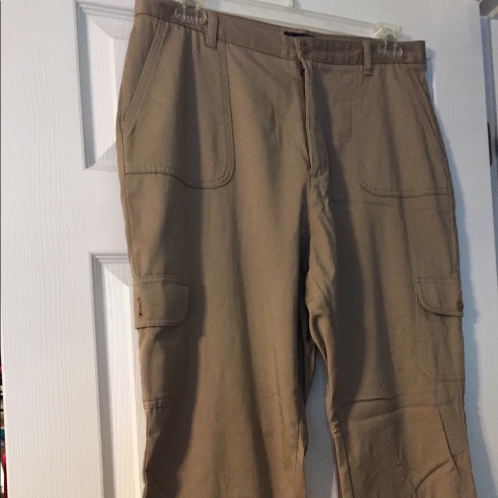 Lands End khaki casual pants
